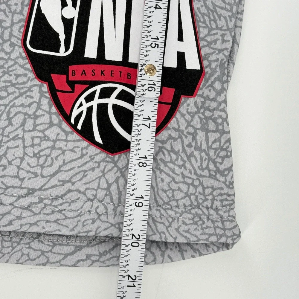 NBA Basketball Power Drive Shorts Mens Size Medium Gray Athleisure Athletic Gym - Picture 15 of 16